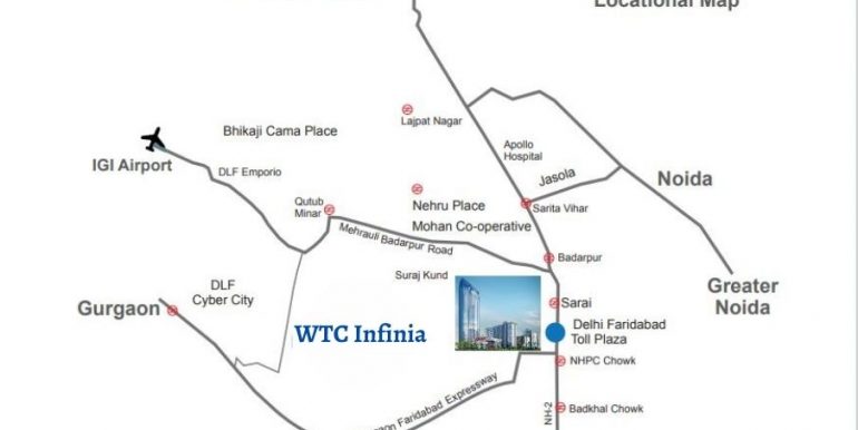 WTC-Infinia-location-map
